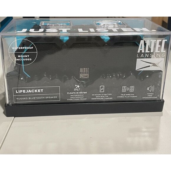 Altec Lansing LifeJacket Rugged Bluetooth Speaker IP67 Waterproof - Picture 6 of 11
